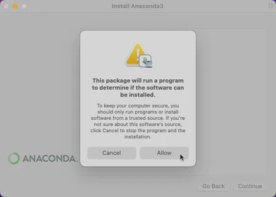 Determine whether package can be installed.