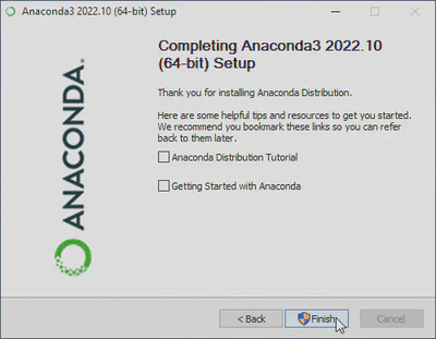 Completing Anacond3 Setup