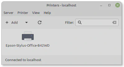 System configuration for printers.