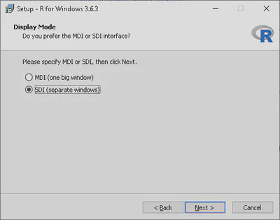 Display Mode Selection